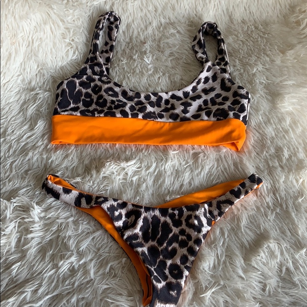 Isadora Leopard Swim Set